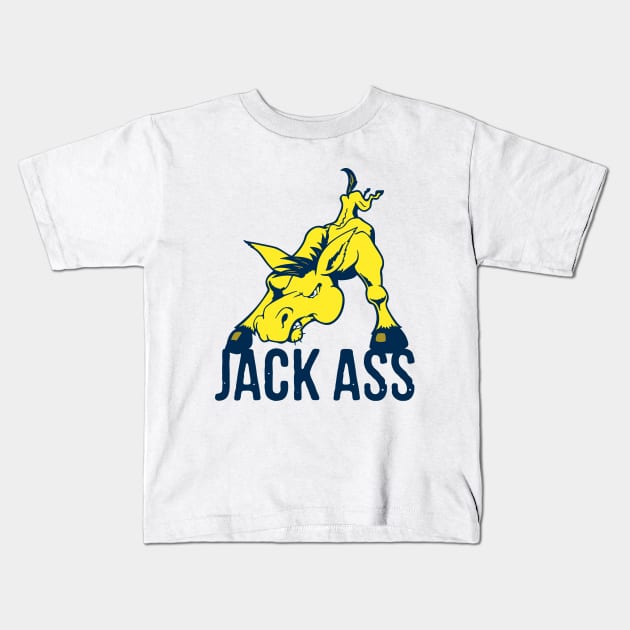 Jack Ass Kids T-Shirt by lavdog